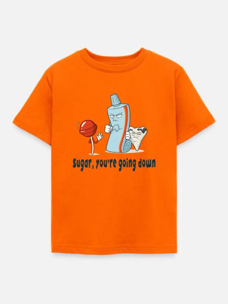 Zucker, du gehst unter - Kinder T-Shirt - Orange