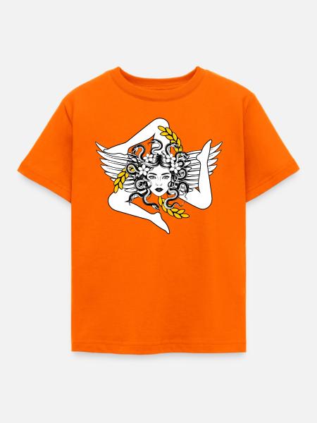 Trinacria - Kinder T-Shirt - Orange
