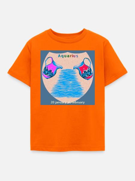 Wassermann - Kinder T-Shirt - Orange
