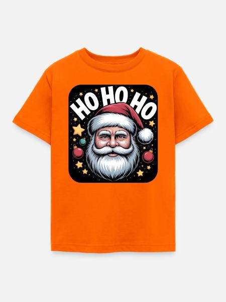 Ho Ho Ho Santa - Kinder T-Shirt - Orange