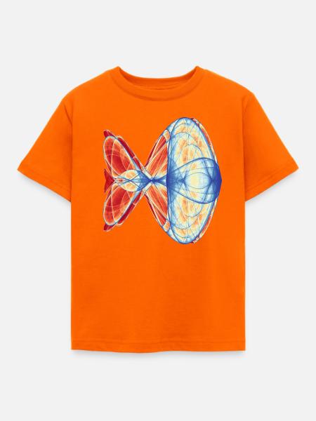 Feuer & Eis - Kinder T-Shirt - Orange