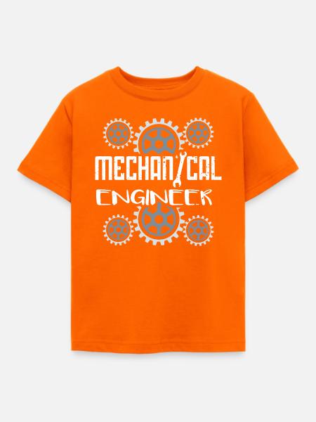 Maschinenbau Ingenieur - Kinder T-Shirt - Orange