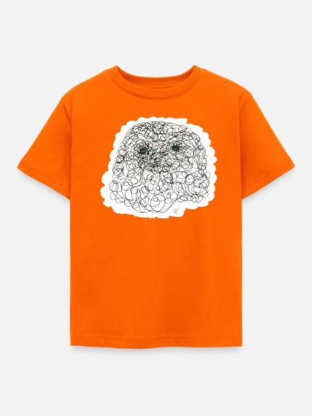 Curly Sherly - Kinder T-Shirt - Orange