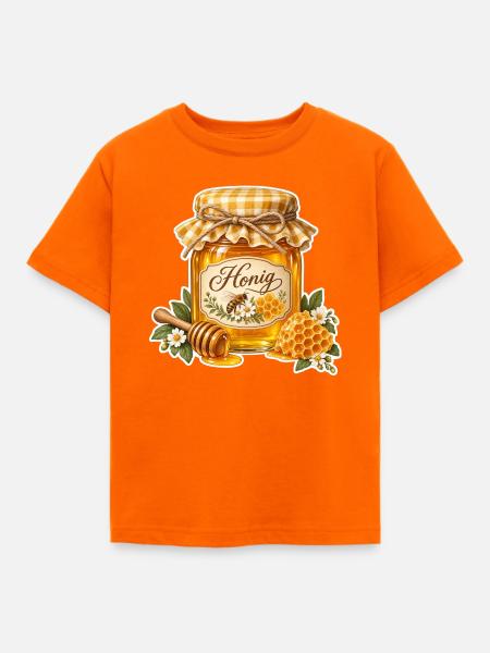 honig - Kinder T-Shirt - Orange