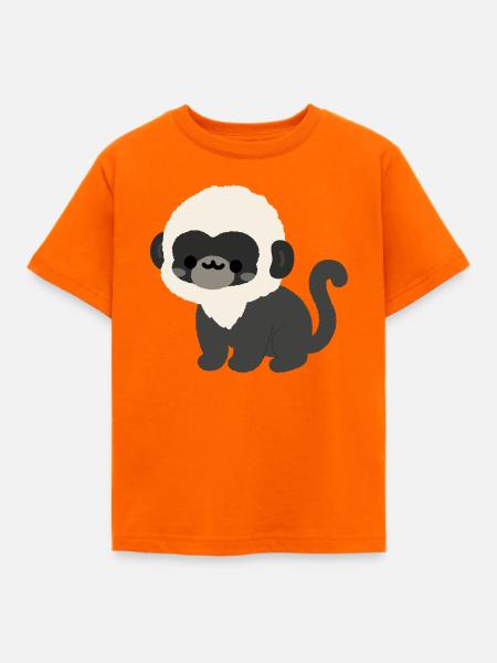 Douc Langur Affe - Kinder T-Shirt - Orange