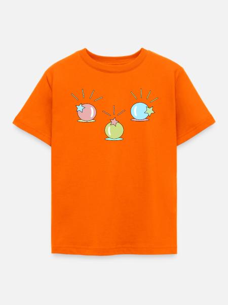 Pastell Kugelparty - Kinder T-Shirt - Orange