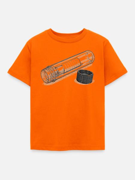 Geocaching PETling - Kinder T-Shirt - Orange