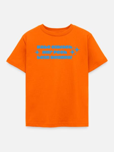 Einfach nur Pech... - Kinder T-Shirt - Orange