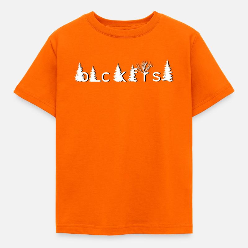 blckfrst white - Kinder T-Shirt - Orange
