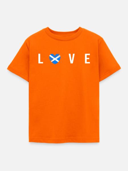 Schottland - Kinder T-Shirt - Orange