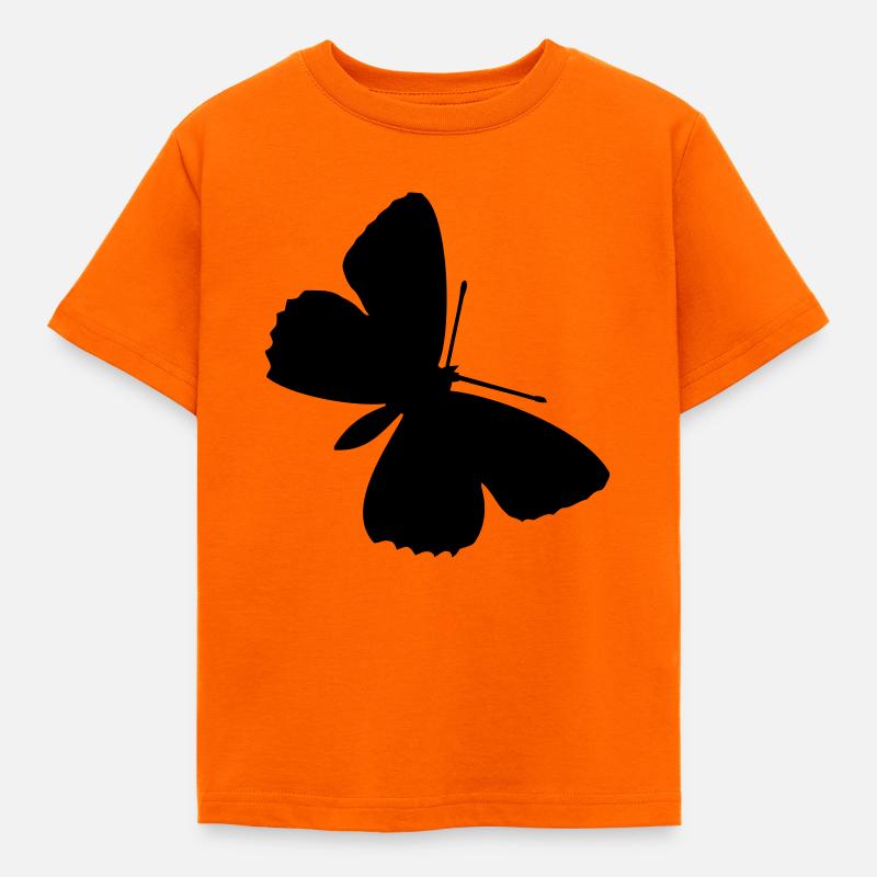 Schmetterlinge: Polyommatus Hippothoe - Kinder T-Shirt - Orange