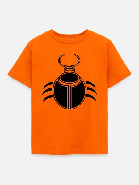 scarabaeus - Kinder T-Shirt - Orange