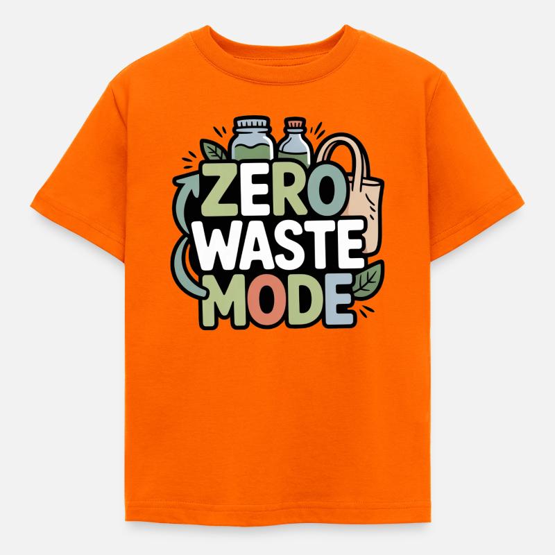 Zero-Waste-Mode - Kids' T-Shirt - orange