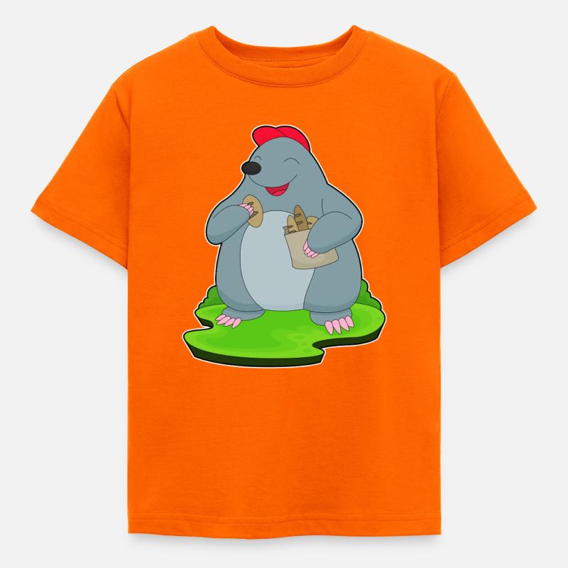 Mole Bread - Kids' T-Shirt - orange
