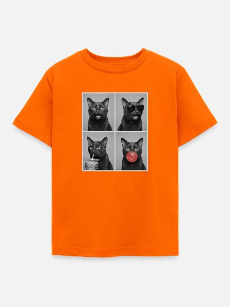 Katzen Havana Katze - Kinder T-Shirt - Orange