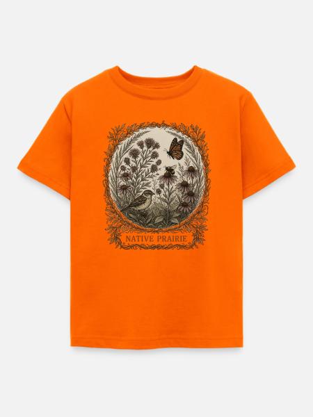 Native Prairie Native Prairie - Kinder T-Shirt - Orange
