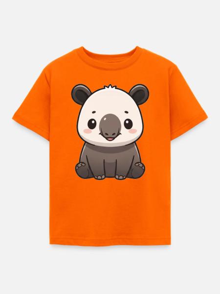 Tapir - Kinder T-Shirt - Orange