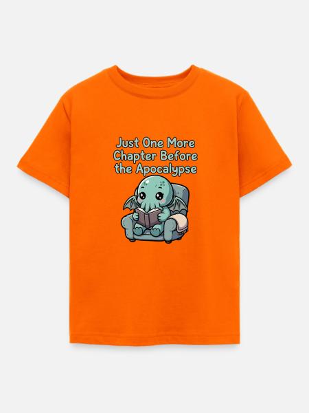 Nur noch ein Kapitel-Apokalypse - Kinder T-Shirt - Orange
