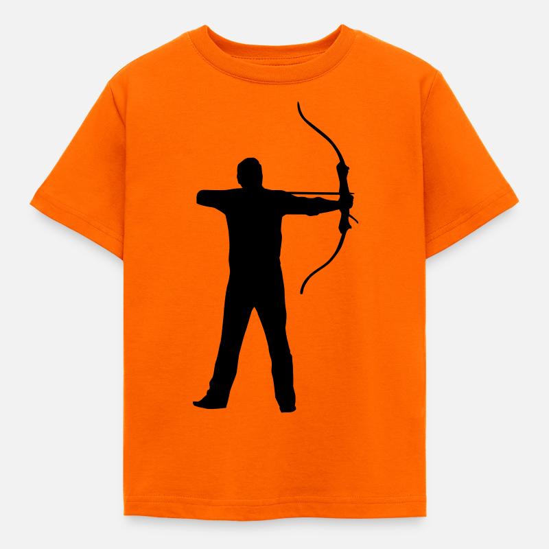 Bogenschütze - Kinder T-Shirt - Orange