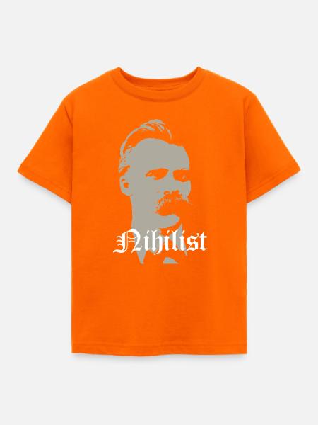 Nihilistische Nietzsche - Kinder T-Shirt - Orange
