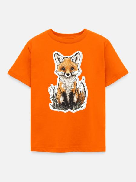 Fuchs - Kinder T-Shirt - Orange