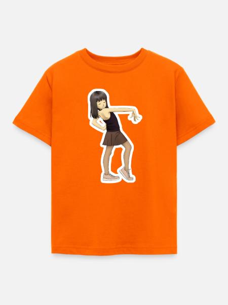 Kleine Tänzerin - Kinder T-Shirt - Orange