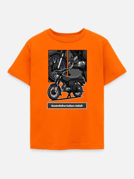 S51 (blau) // Illustration - Kinder T-Shirt - Orange