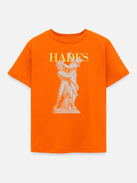 Hades-Halbton-Statue - Kinder T-Shirt - Orange