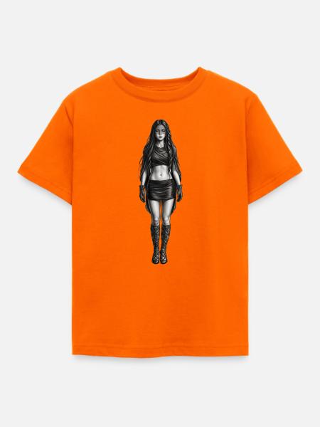 Krieger - Kinder T-Shirt - Orange