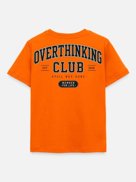 Overthinking Club - Kinder T-Shirt - Orange