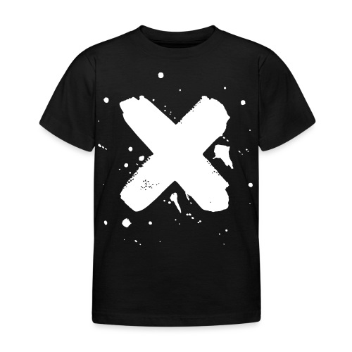 X valkoinen - Lasten t-paita