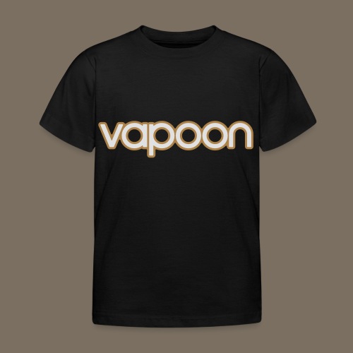 Vapoon Logo simpel 2 Farb - Kinder T-Shirt