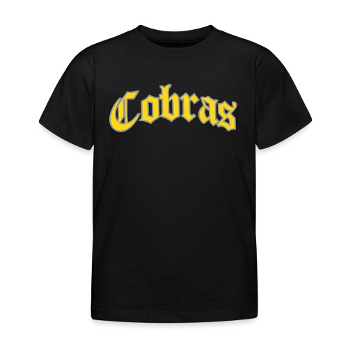 Cobras Schriftzug - Kinder T-Shirt