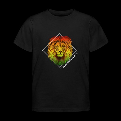 LION HEAD - UNDERGROUNDSOUNDSYSTEM - Kinder T-Shirt