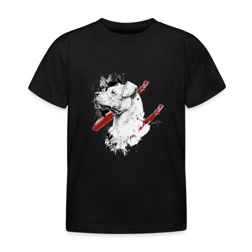 Dogo Argentino Design Vektor - Kinder T-Shirt