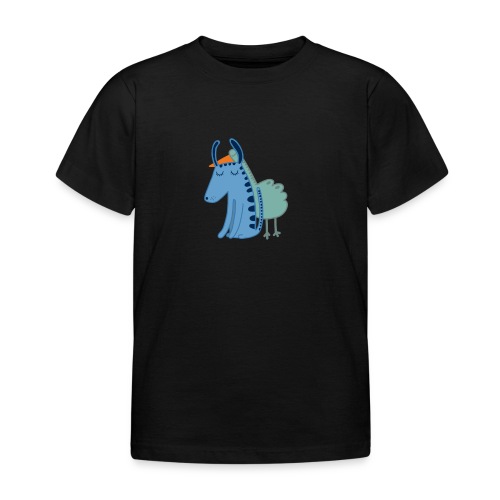 Bird and dog - Kids' T-Shirt
