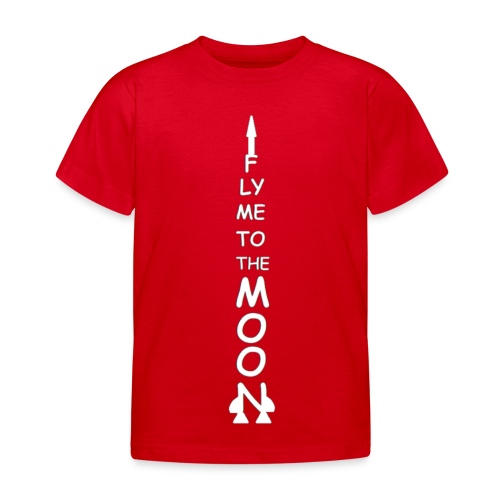 Fly me to the moon (MS paint version) - Kinderen T-shirt