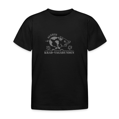 Krad-Vagabunden Glücksschwein V2 - Kids' T-Shirt