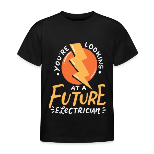 Lustiger zukünftiger Elektriker Elektrotechniker - Kinder T-Shirt