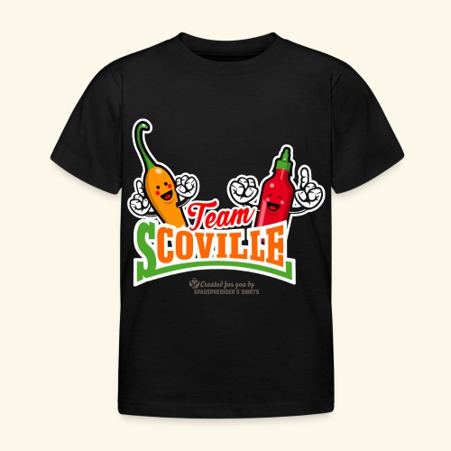 Chili Pepper Fan Merch Design Team Scoville - Kinder T-Shirt