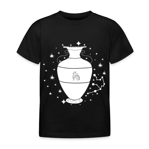 Sternzeichen Wassermann Aquarius Januar Februar - Kinder T-Shirt