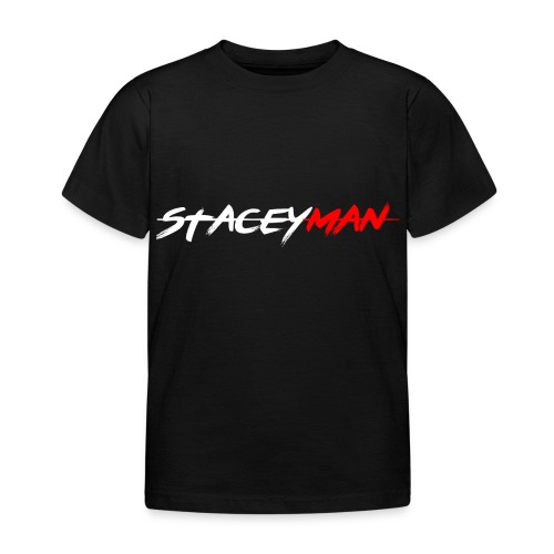 staceyman red design - Kids' T-Shirt