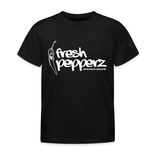 FRESH PEPPERZ Logo white - Kinder T-Shirt