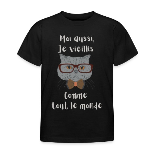chat à lunette 2 - T-shirt Enfant