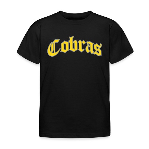 Cobras Schriftzug - Kinder T-Shirt