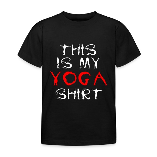 camicia yoga sport bianco spiritualità meditazione arte - Maglietta per bambini