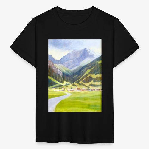 Gebirgslandschaft - Kinder T-Shirt