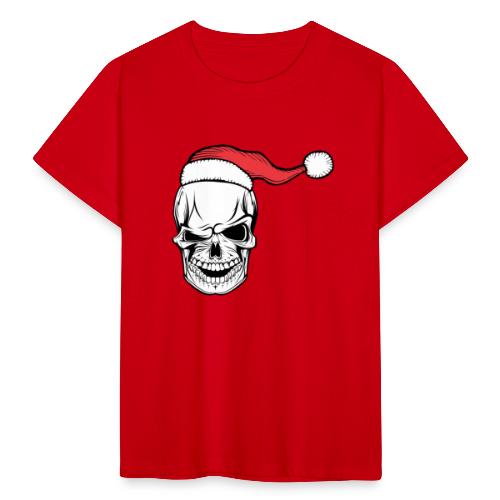 Weihnachten Xmas Totenkopf - Kinder T-Shirt