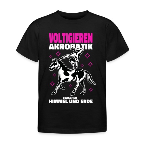 Voltigieren Pferdesportart Akrobatik - Kinder T-Shirt