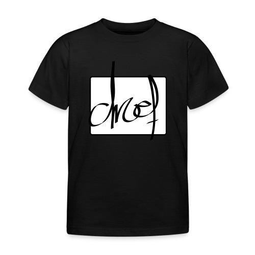 Droef.Gent logo zwart - Kinderen T-shirt
